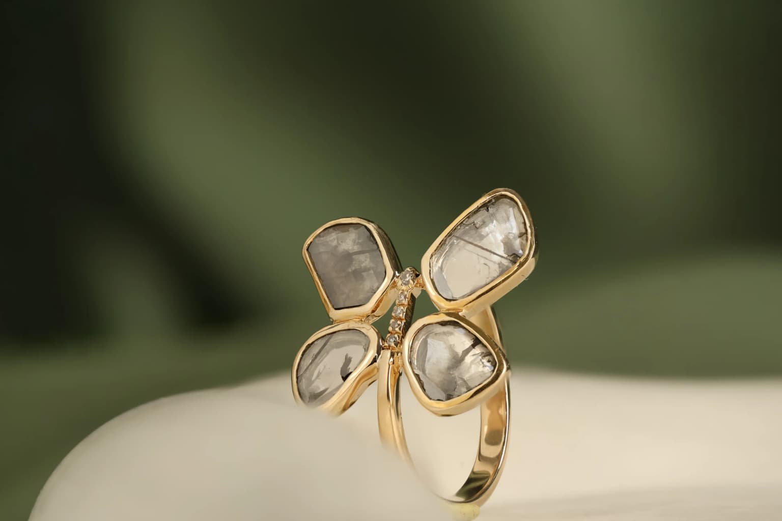 Ceremonial jewels composed for weddings and heirloom rituals.
