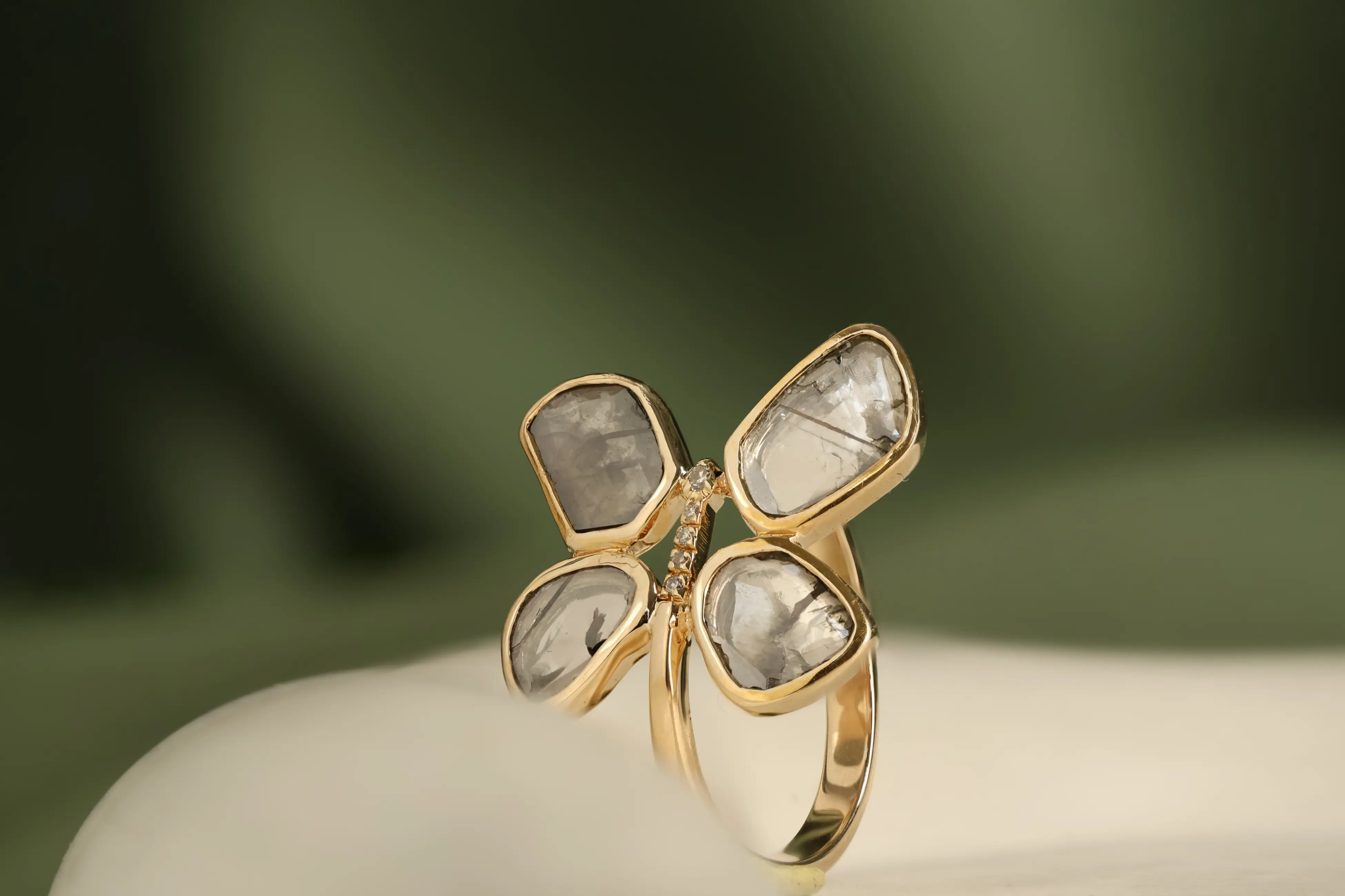 Ceremonial jewels composed for weddings and heirloom rituals.
